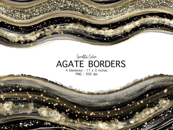 Black Agate Border Clip Art: A Strategic Tool for Intentional Design and Professional Presentation