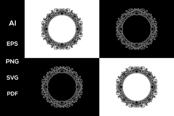 Classic Style Circle Engraving Frame: A Timeless Design Tool for Modern Creatives