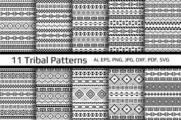 Elevating Visual Narratives with Aztec Tribal Seamless Patterns in Contemporary Design