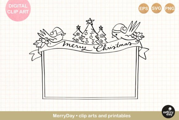 Enhancing Holiday Creativity with Christmas Frame Border Line Art