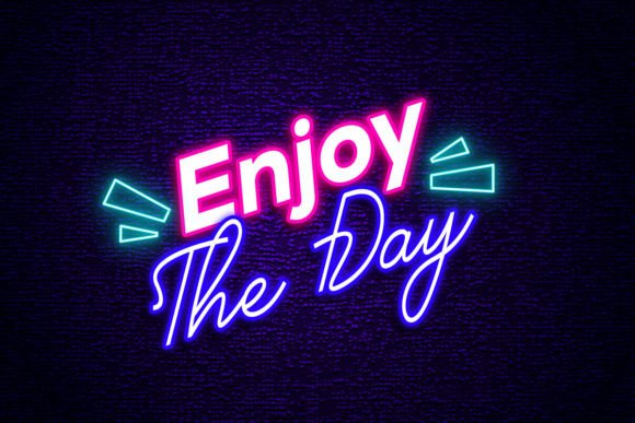 Enjoy the Day Lettering Neon Sign: A Strategic Tool for Modern Branding and Creativity