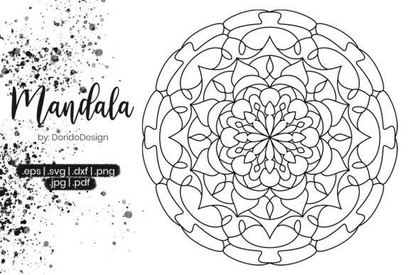 Evaluating Mandala Coloring Page Vol.014 for Creative and Commercial Projects