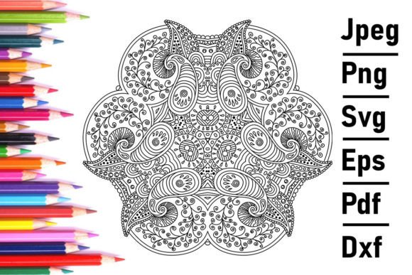 Evaluating the Zentangle Vector Mandala Coloring Book for Creative and Commercial Projects
