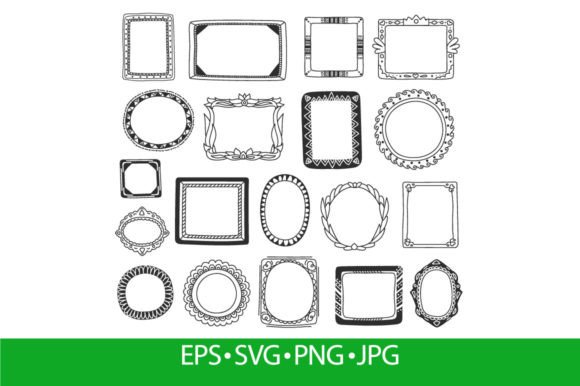 Hand Drawn Photo Frames: Elevating Digital Imagery with Handcrafted Charm