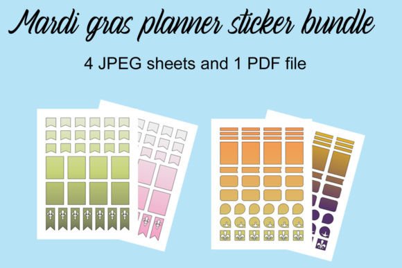 How Mardi Gras Planner Stickers Can Help You Stay Organized During the Celebration Season
