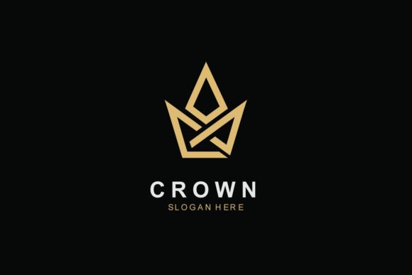 Illustration Icon Symbol Golden Crown and Letter M Logo Design Template: A Guide to Elegant Branding