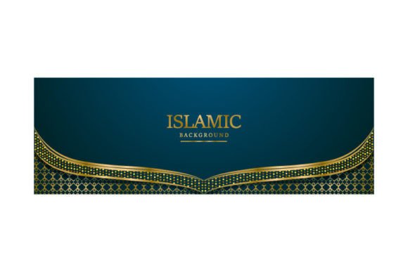 Islamic Luxury Arabesque Banner Template: Elegance in Design for Versatile Use