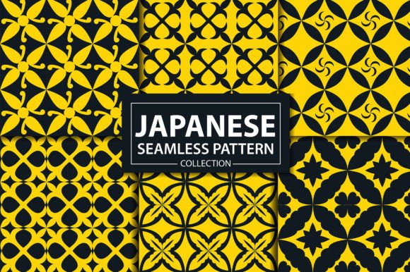 Japanese Seamless Pattern Collection for Creative Projects