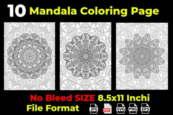 Mandala Activity Adults Coloring Page