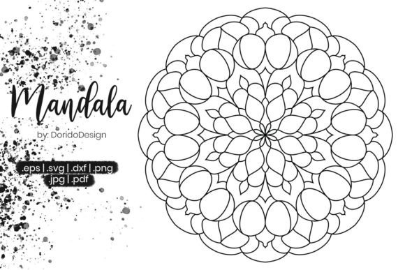 Mandala Coloring Page Vol.015: A Strategic Asset for Creative Workflows and Commercial Design