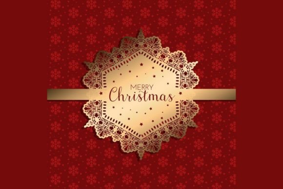 Mandala Snowflake Christmas Background: A Versatile Design Asset