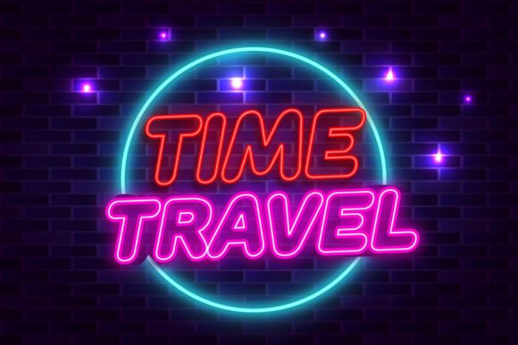 Mastering the Aesthetic: How the Time Travel Editable Lettering Neon Sign Transforms Digital Design
