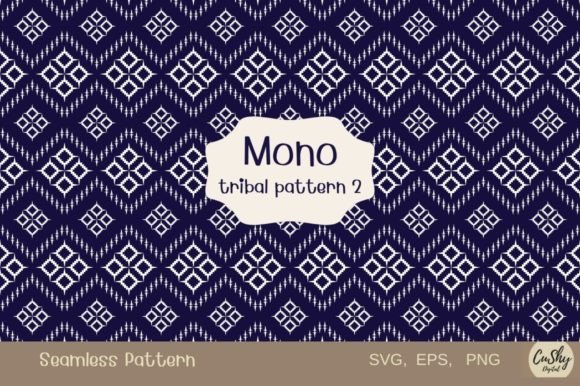 Mono Tribal Pattern2: A Timeless Design for Decor and Gifting