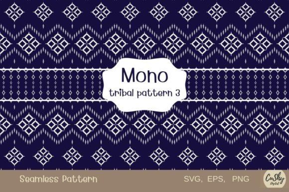 Mono Tribal Pattern3: A Versatile Design for Every Occasion