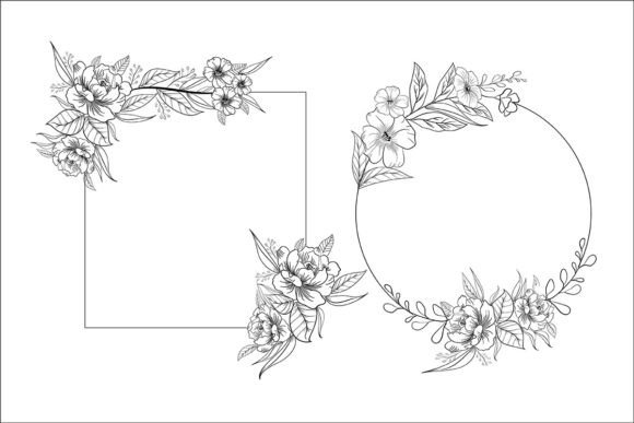 Ornamental Floral Frame Vector: A Versatile Design Element for Creative Projects