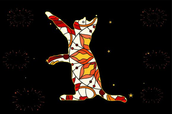The Art of Celebration: Exploring the Cartoon Cat Wishing Happy New Year Aesthetic