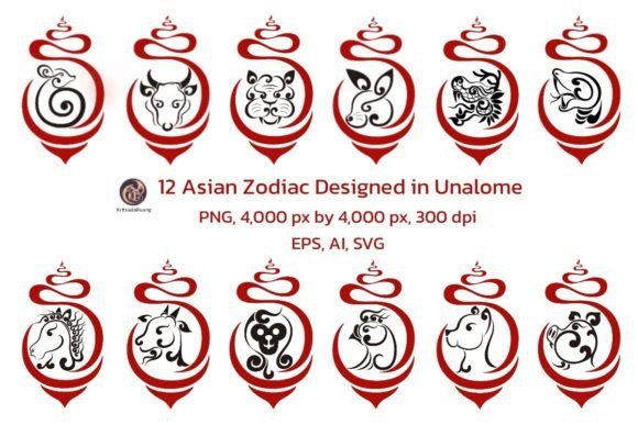The Art of Unalome and the 12 Asian Zodiac: A Spiritual and Design Journey