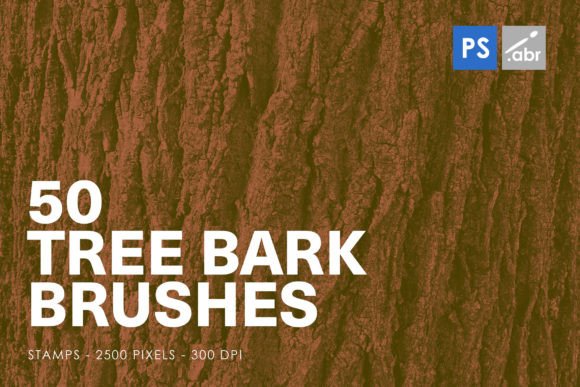 The Organic Edge: Integrating 50 Tree Bark Photoshop Stamp Brushes into Modern Creative Workflows