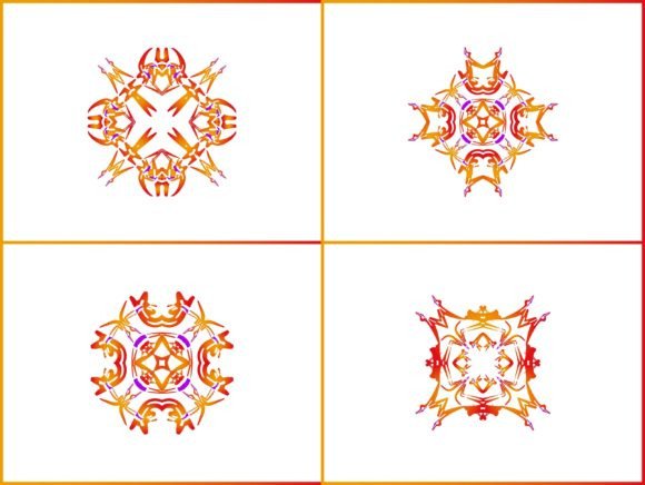 The Timeless Allure of Tribal Orange Ornament Abstract Patterns in Modern Design