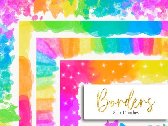Vibrant Rainbow Borders Clip Art: A Practical Evaluation for Digital and Print Projects